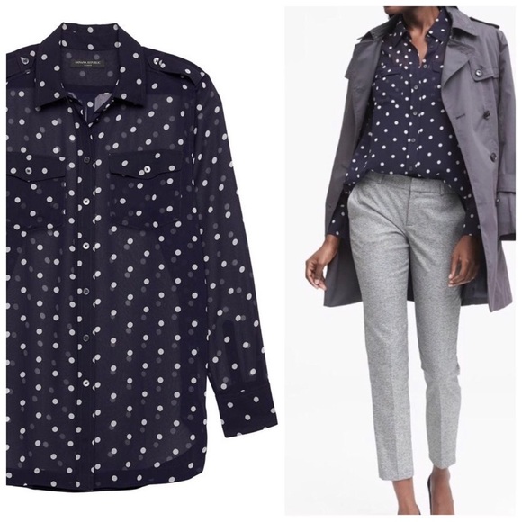🔥 Banana Republic Parker Blouse - Picture 1 of 2